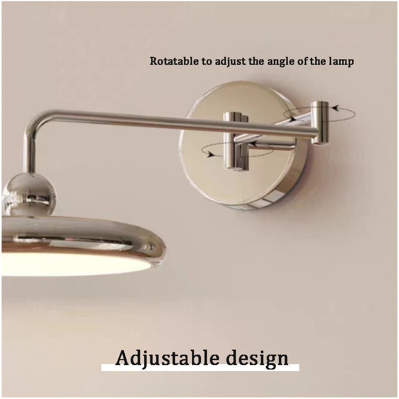 applique murale pliable nordique à led rétractable moderne