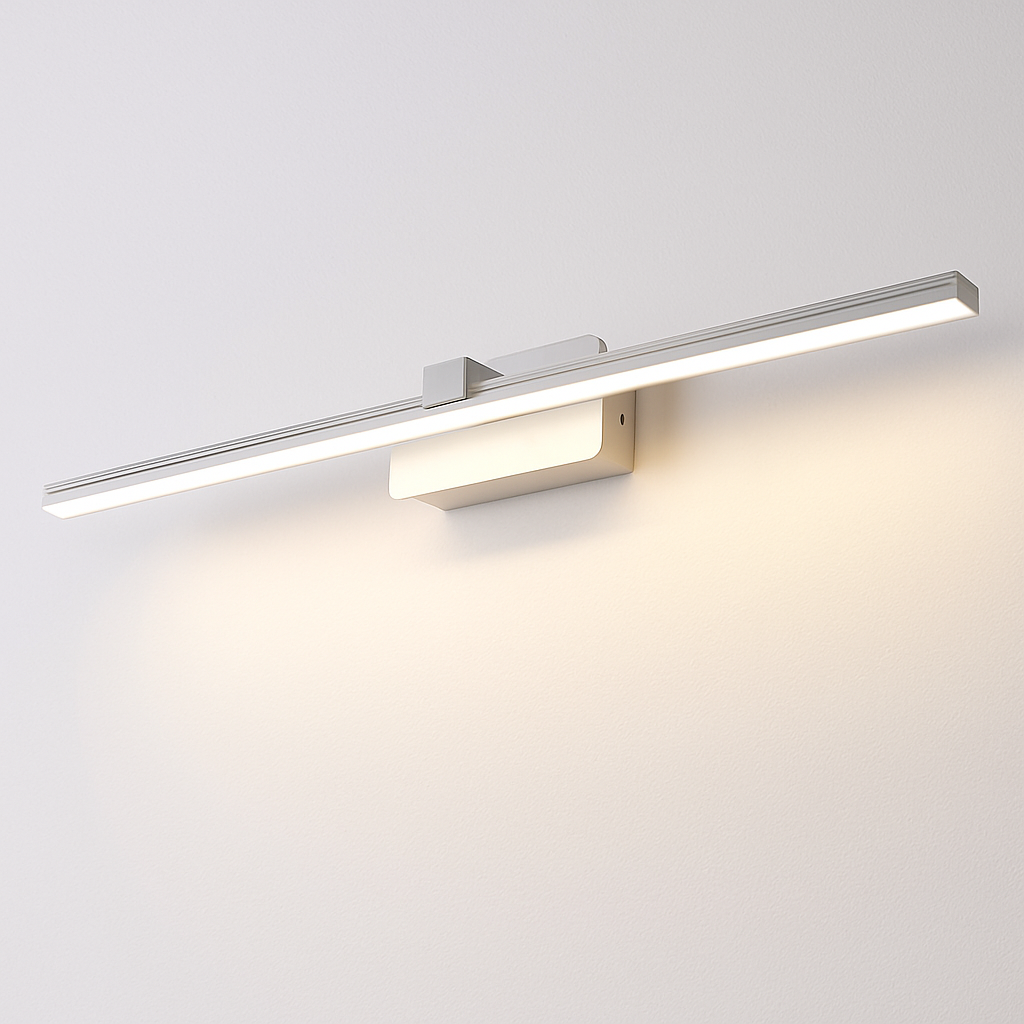 Applique murale pour miroir salle de bain barre en aluminium