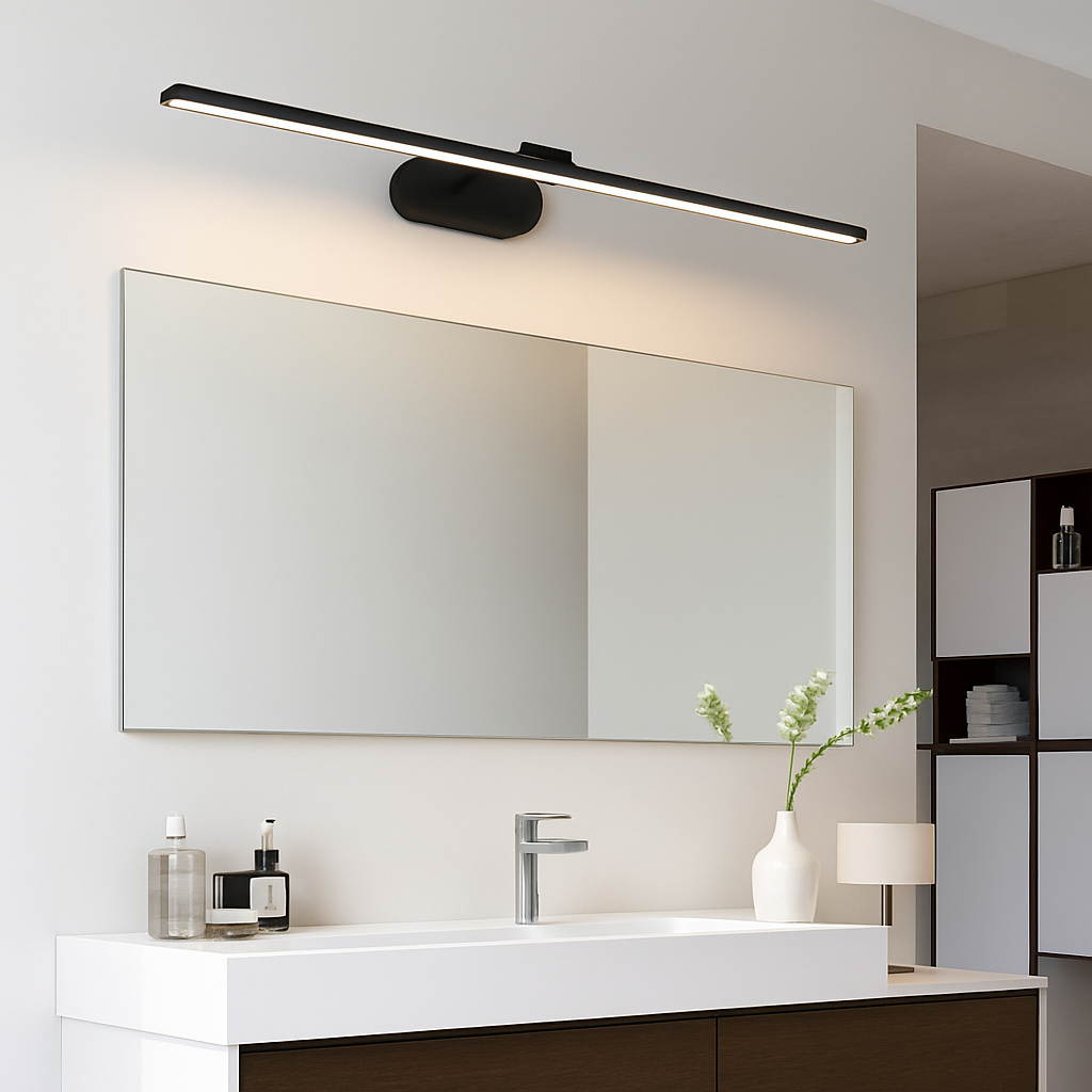 applique murale réglable 180 degrés pour miroir de toilette