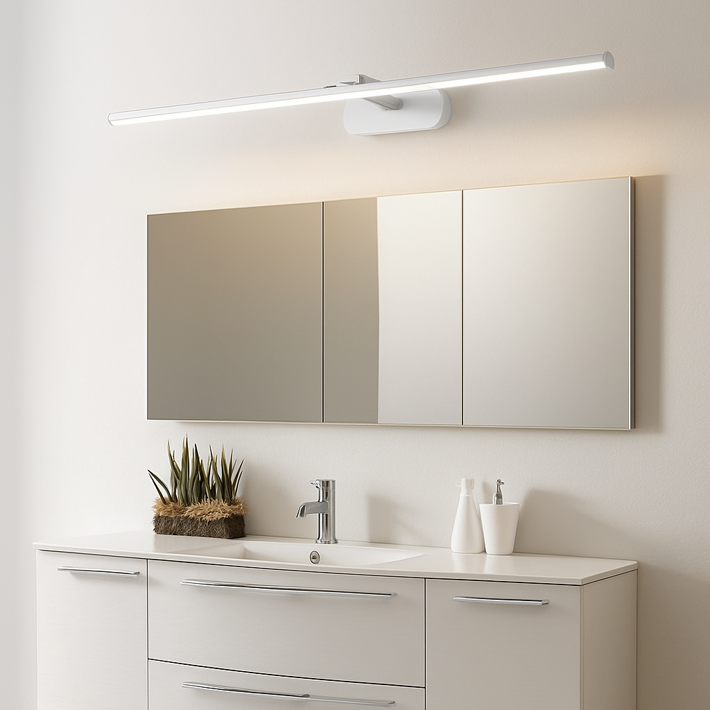 applique murale réglable 180 degrés pour miroir de toilette