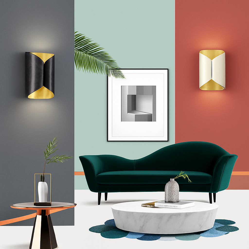 applique murale rétro américaine décoration artistique pour intérieur