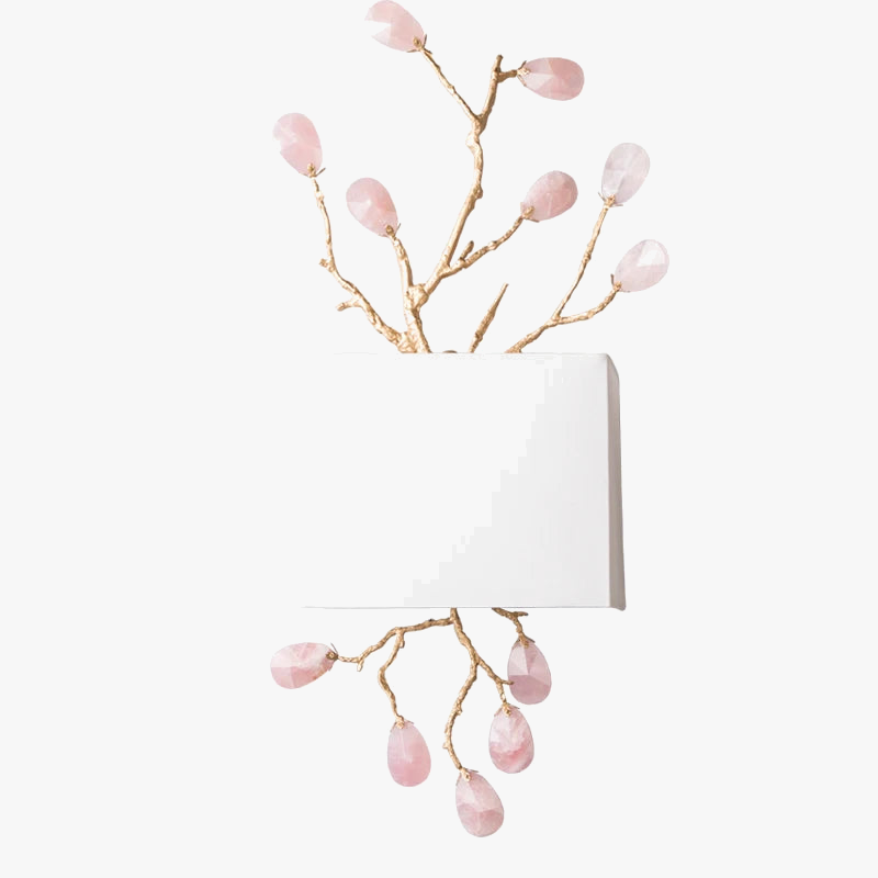 applique murale rétro en cristal doré pour intérieur moderne