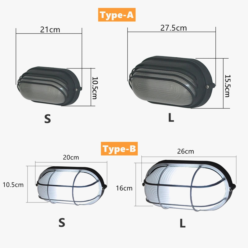 applique murale rétro imperméable éclairage pour extérieur jardin balcon porche