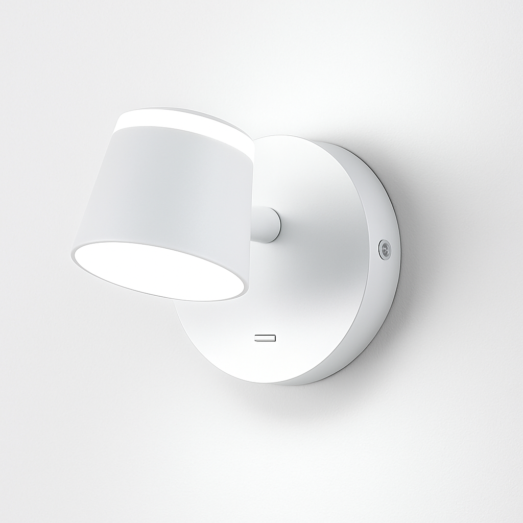 applique murale rotative nordique avec interrupteur lampe de lecture led réglable