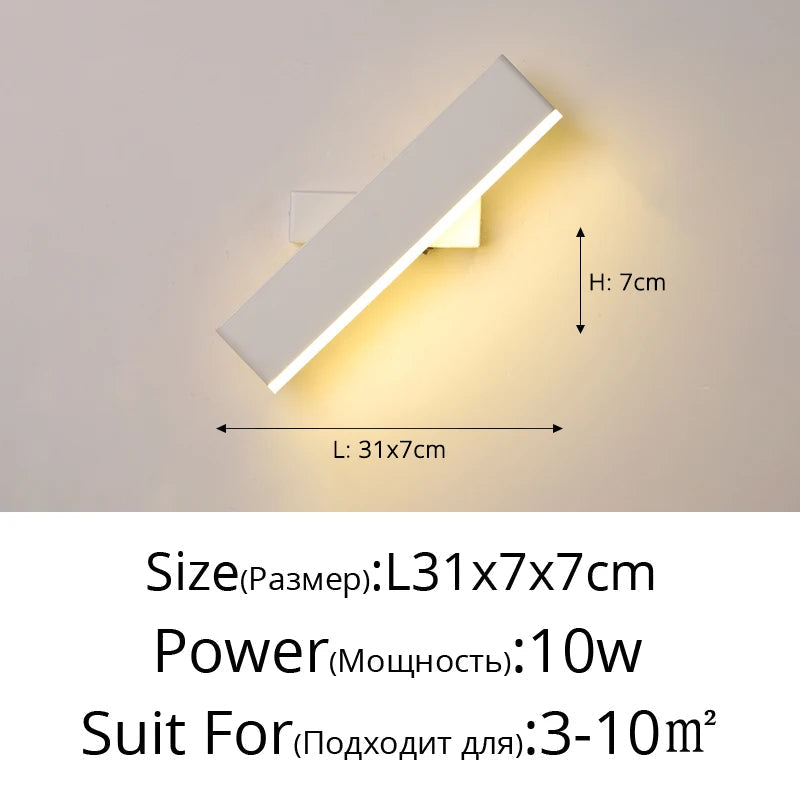 applique murale rotative spectre complet créative transfrontalière