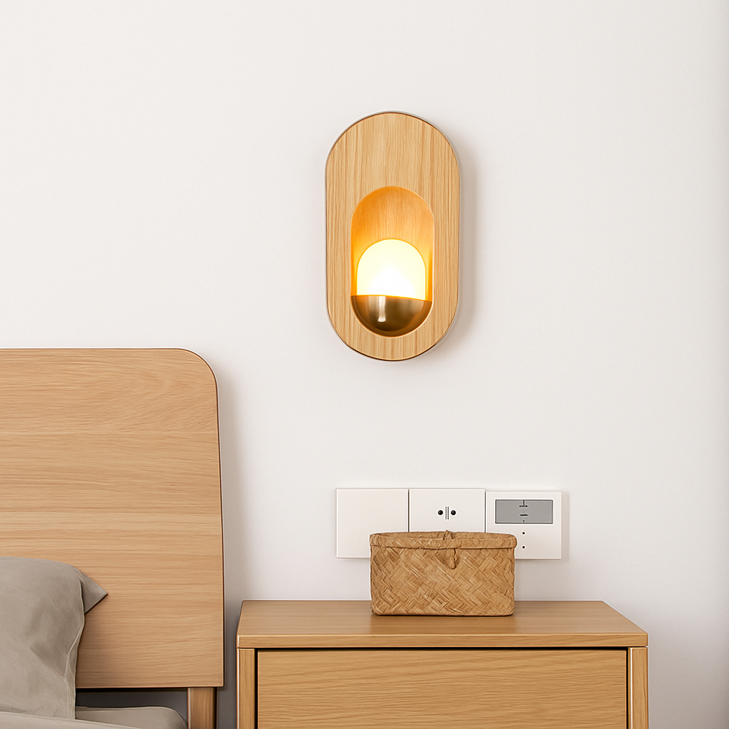 Applique murale scandinave LED avec oeuf lumineux Chaymae