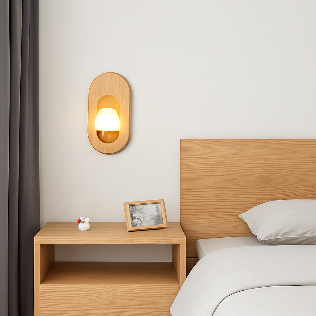 Applique murale scandinave LED avec oeuf lumineux Chaymae