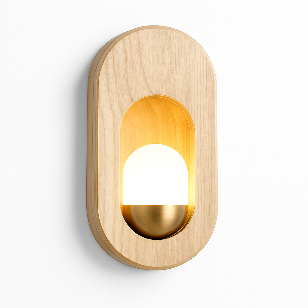 Applique murale scandinave LED avec oeuf lumineux Chaymae