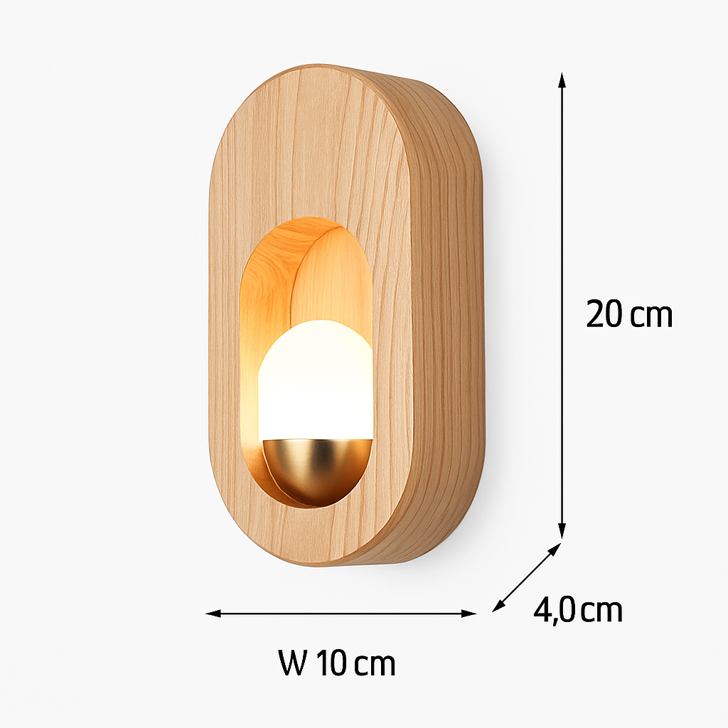 Applique murale scandinave LED avec oeuf lumineux Chaymae