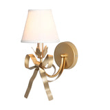applique murale simple et moderne avec nœud papillon décoratif de luxe