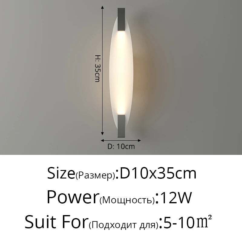 applique murale simple style moderne créatif loft led