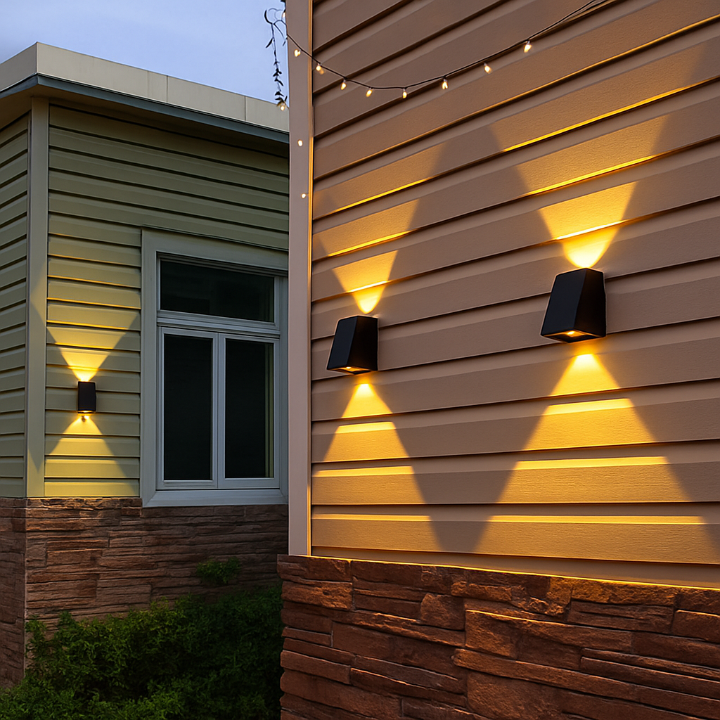 Applique murale solaire d'extérieur à LED