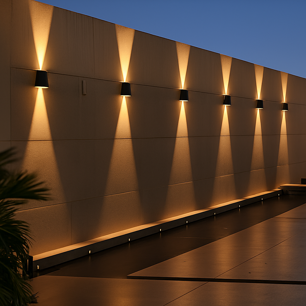 Applique murale solaire d'extérieur à LED