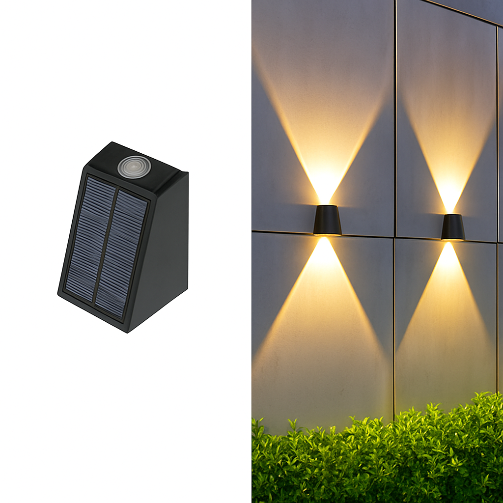 Applique murale solaire d'extérieur à LED