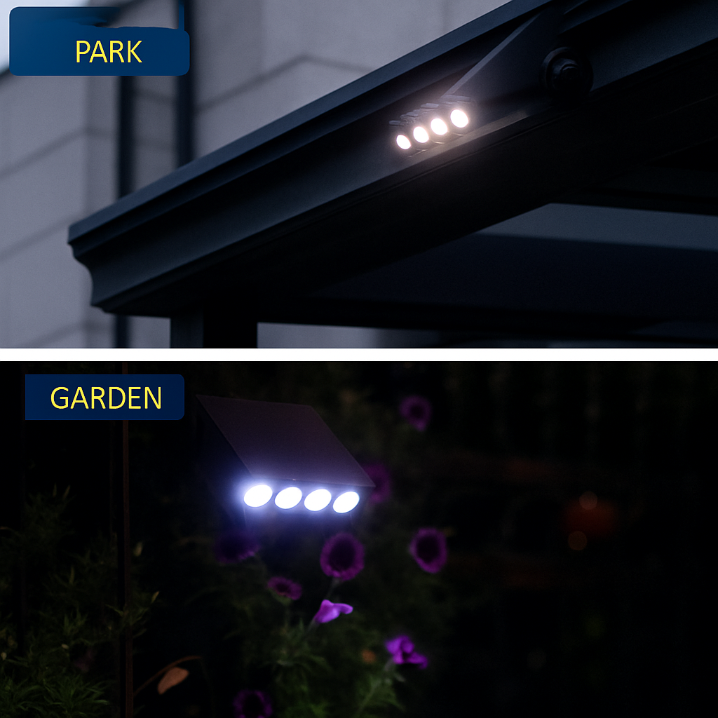 Applique murale solaire extérieure capteur de mouvement IP8 étanche LED de jardin lampe solaire projecteur pour jardin chemin rue