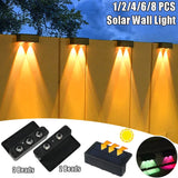 applique murale solaire à led pour extérieur jardin et éclairage décoratif