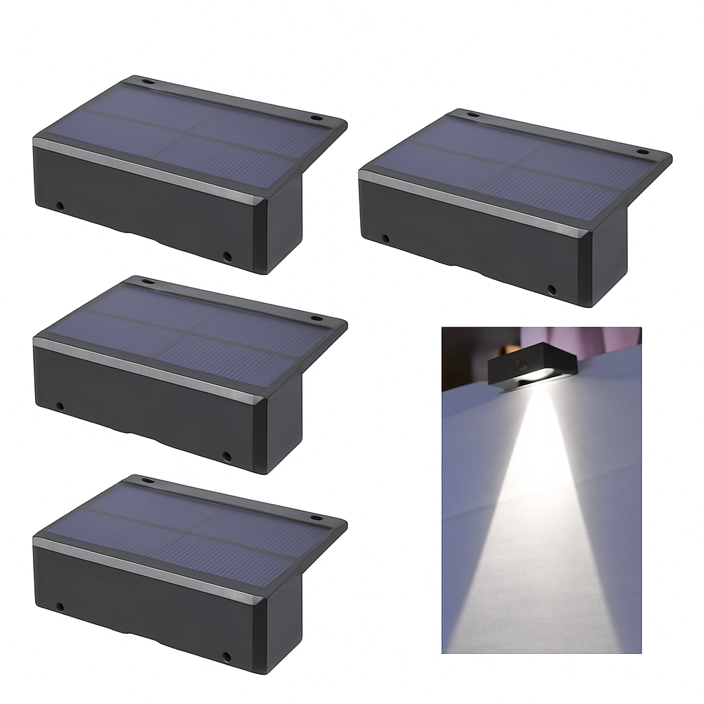 applique murale solaire led étanche pour extérieur jardin balcon patio
