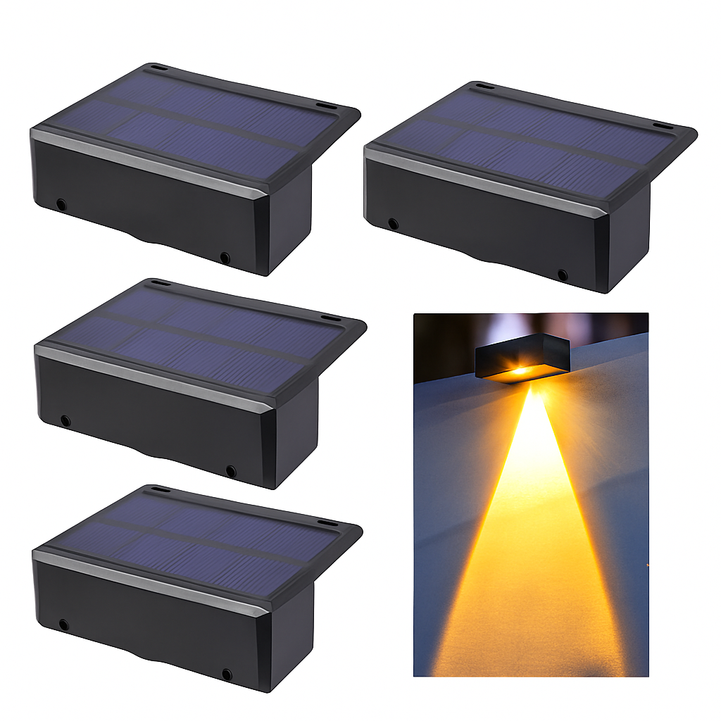 applique murale solaire led étanche pour extérieur jardin balcon patio