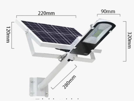 applique murale solaire étanche pour jardin extérieur éclairage puissant