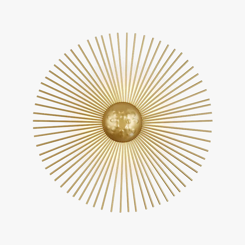 applique murale soleil led déco pour hôtel boutique