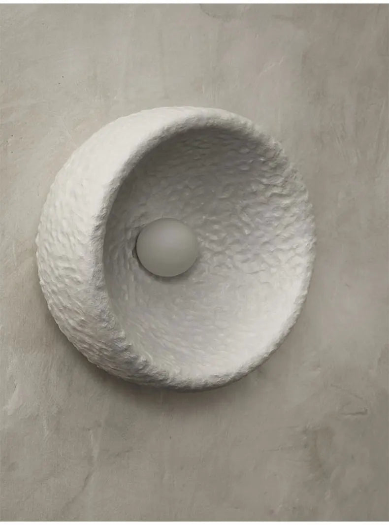 applique murale style japonais wabi sabi rétro led décorative