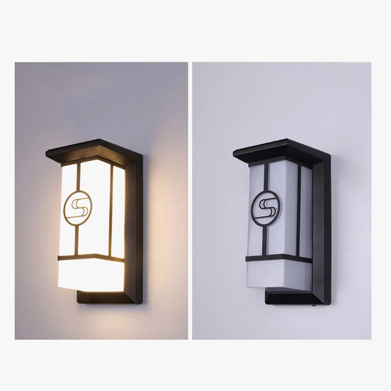 applique murale étanche en aluminium pour éclairage extérieur