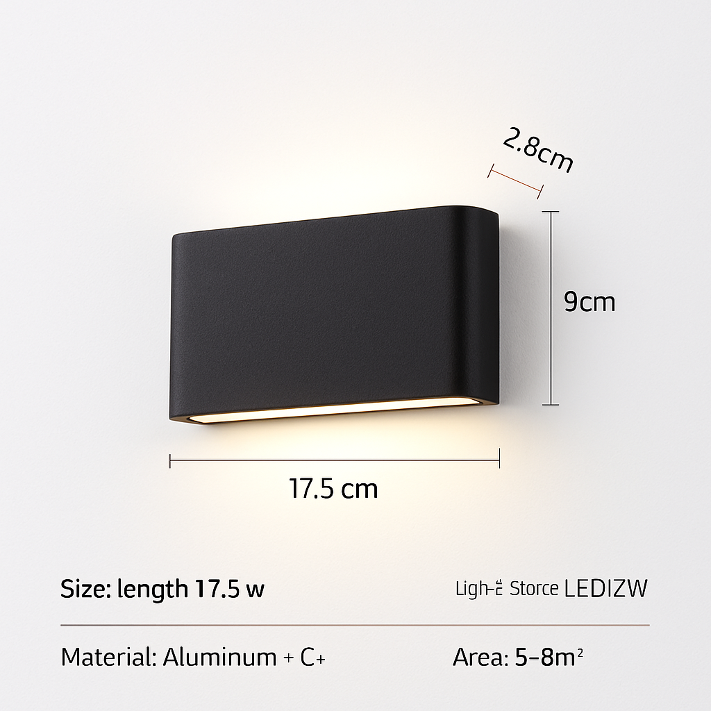 applique murale étanche led pour extérieur et intérieur