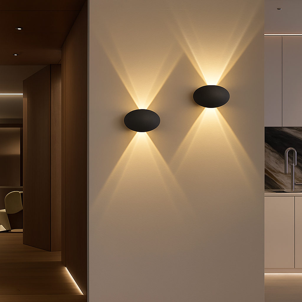 applique murale étanche pour intérieur et extérieur lumière chaude