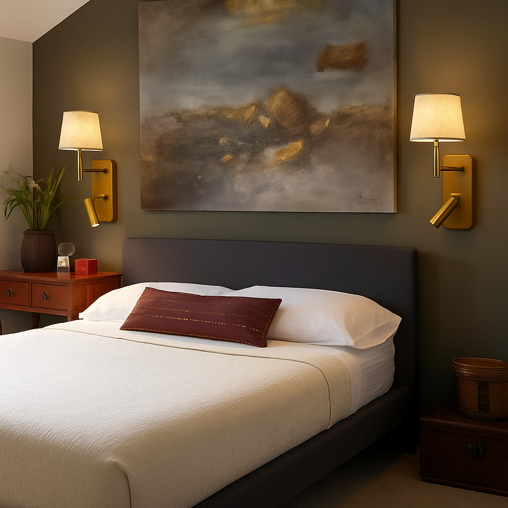 Applique murale Texture de luxe chambre mur liseuse étude spéciale Protection des yeux LED
