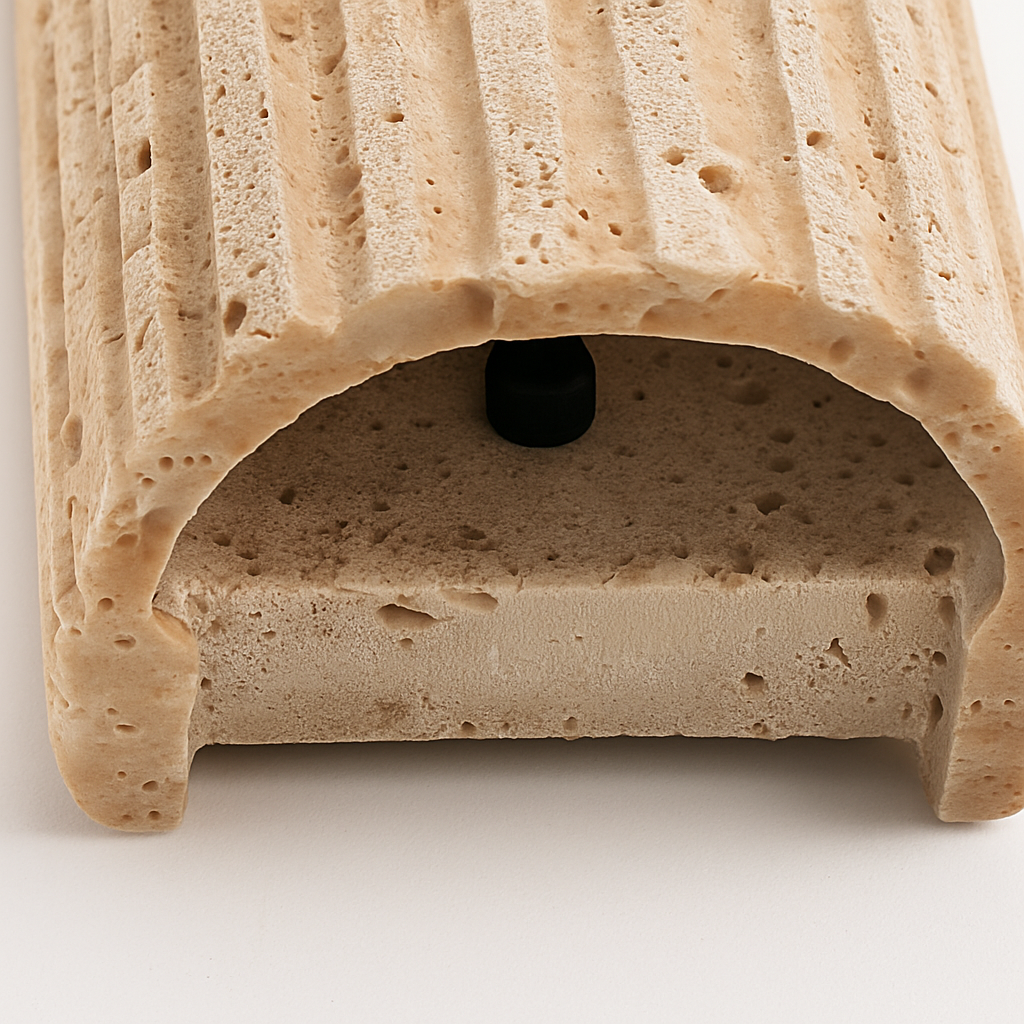 applique murale tridimensionnelle en pierre naturelle pour intérieur art déco