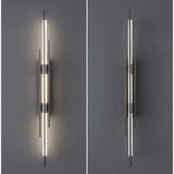 applique murale verticale à led en fer design élégant pour intérieur