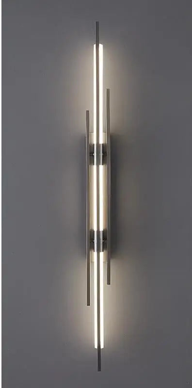 applique murale verticale à led en fer design élégant pour intérieur