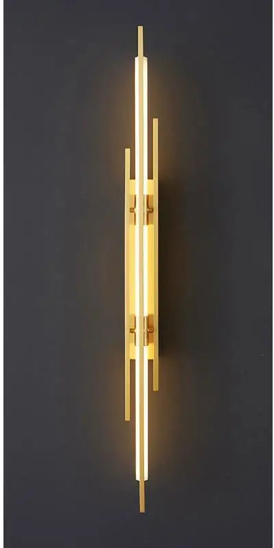 applique murale verticale à led en fer design élégant pour intérieur