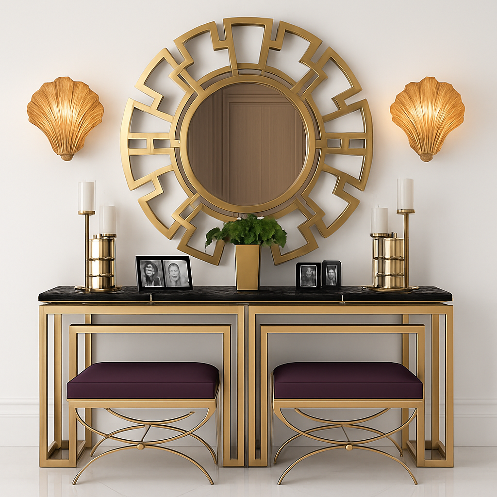 Applique murale vintage LED en verre style coquillage Glass