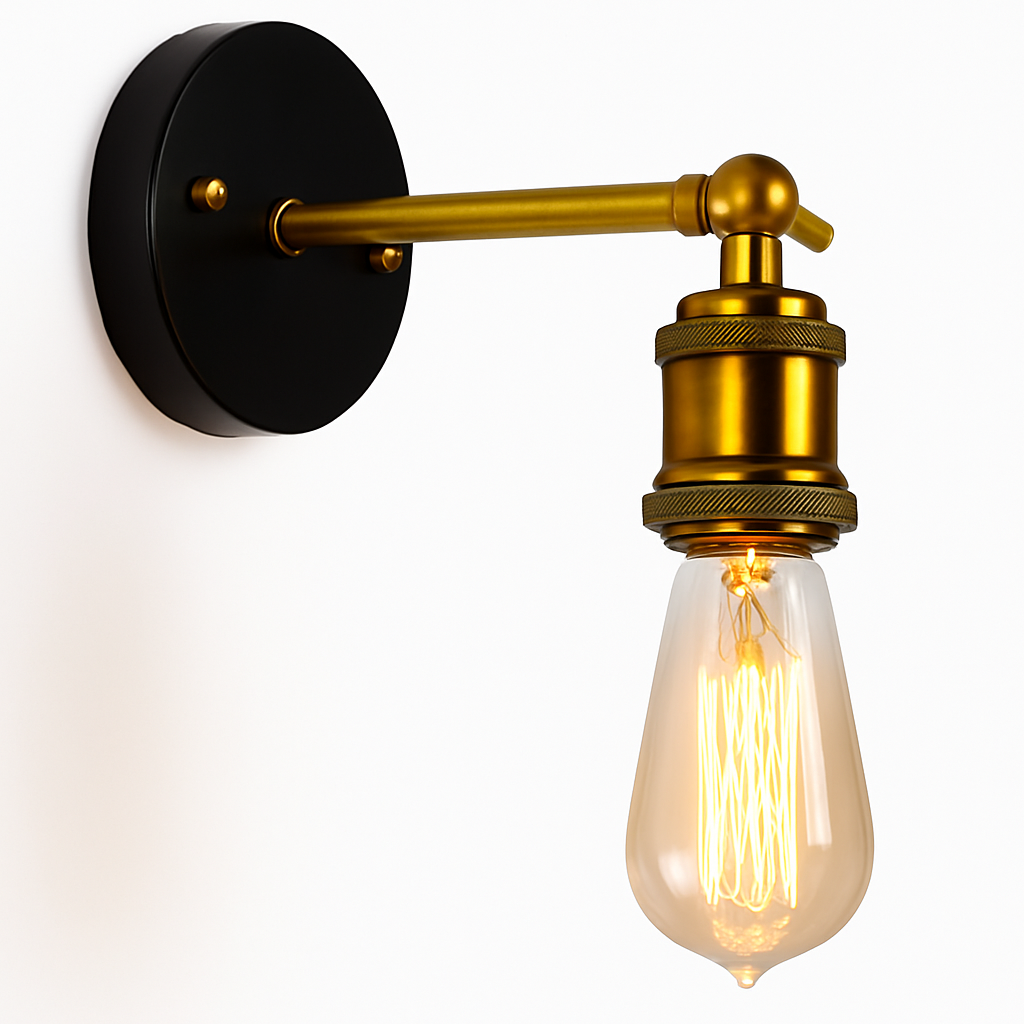 applique murale Vintage rustique industriel fer rétro Loft Edison pour chambre côté maison Lampara De Pared