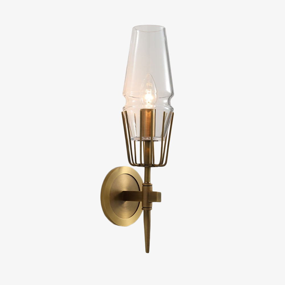 Applique murale vintage style lampe torche moderne Tasnim