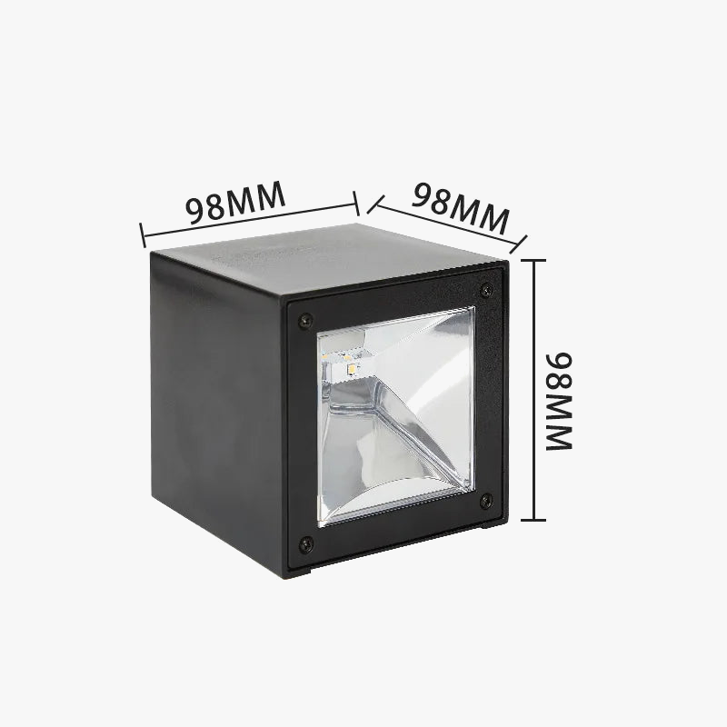 Applique solaire extérieure lumineuse appliques murales solaire petite Squa jardin couloir terrasse corps humain induction IP65 étanche Lighti