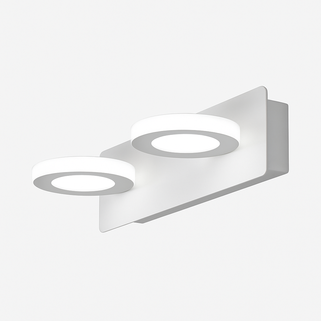 Applique à tableau et miroir avec LED en rond Desk