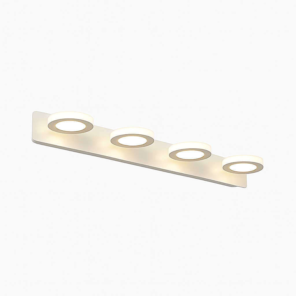 Applique à tableau et miroir avec LED en rond Desk