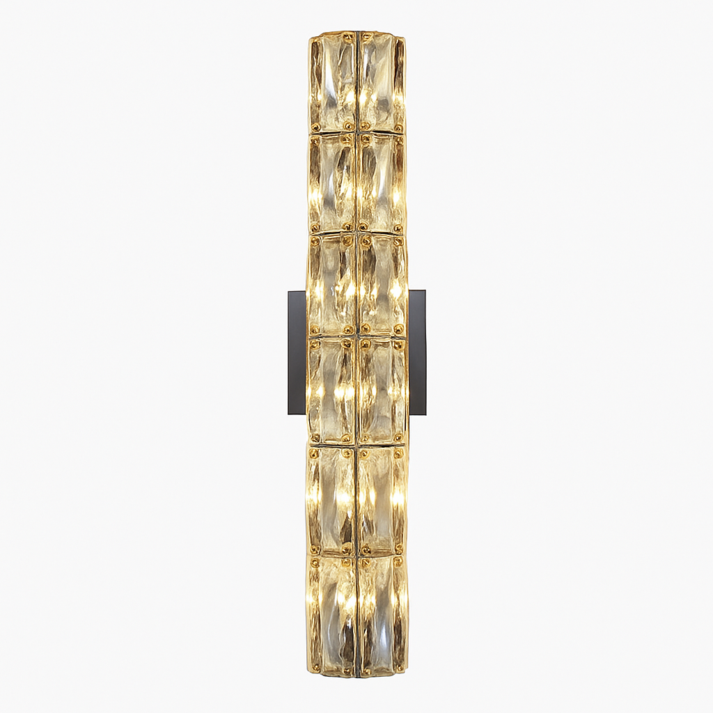 Applique villa luxe cristal murale