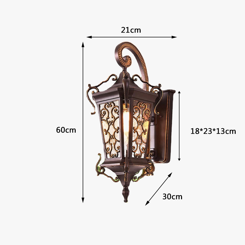 appliques murales extérieures super lumineuses pour jardin et balcon