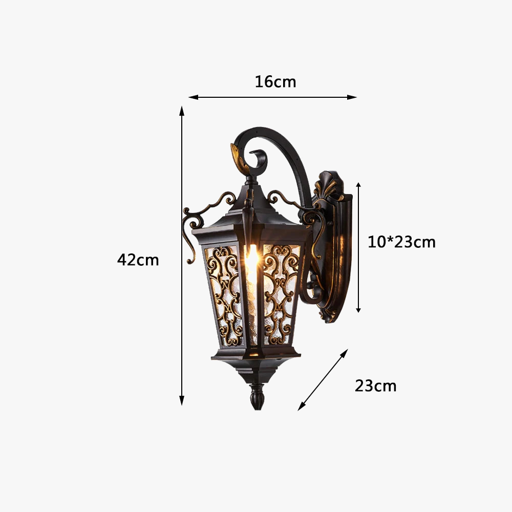 appliques murales extérieures super lumineuses pour jardin et balcon