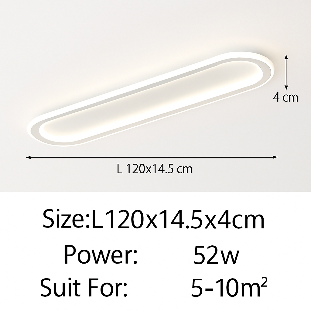 Bande LED moderne plafonniers éclairage intérieur pour chambre robuste couloir porche salon lampes maison Lustre décorer
