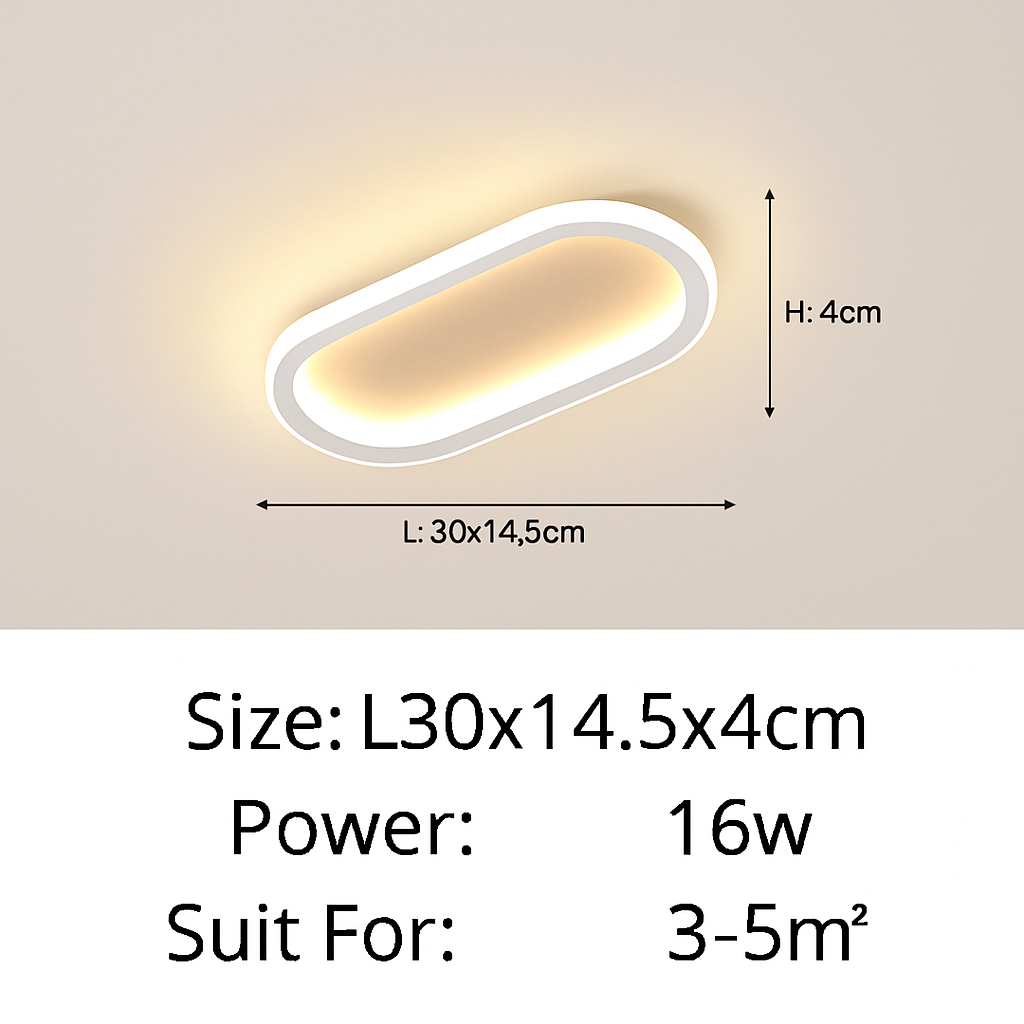 Bande LED moderne plafonniers éclairage intérieur pour chambre robuste couloir porche salon lampes maison Lustre décorer