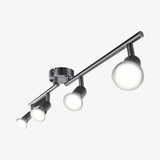 Barre à 4 spots LED chromée