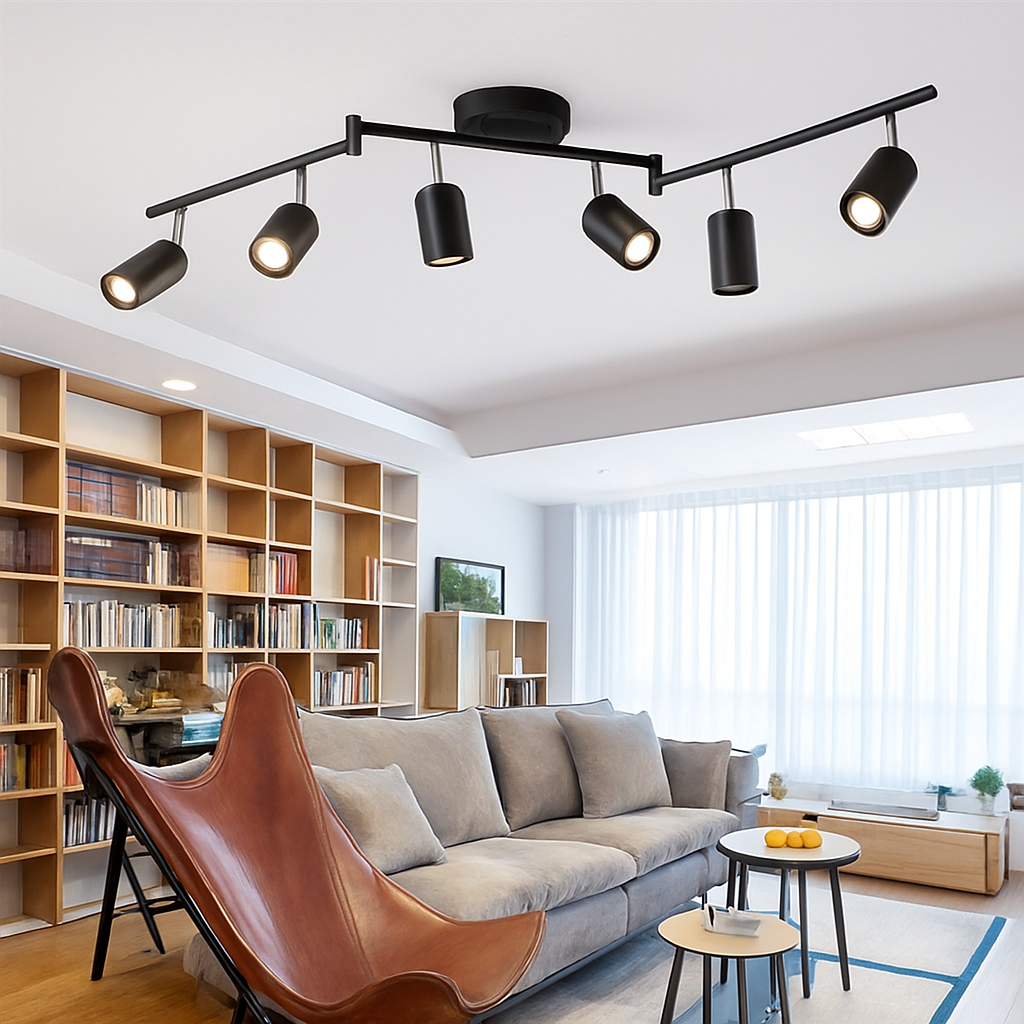 Barre de spots moderne en tube Art