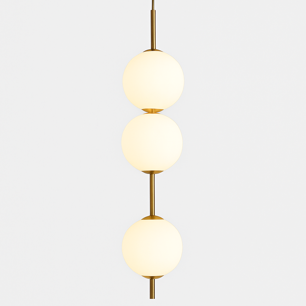 Boule de verre suspension pour chambre chevet lampe suspendue lustres de plafond éclairage moderne décoration entrée Luminaire Led