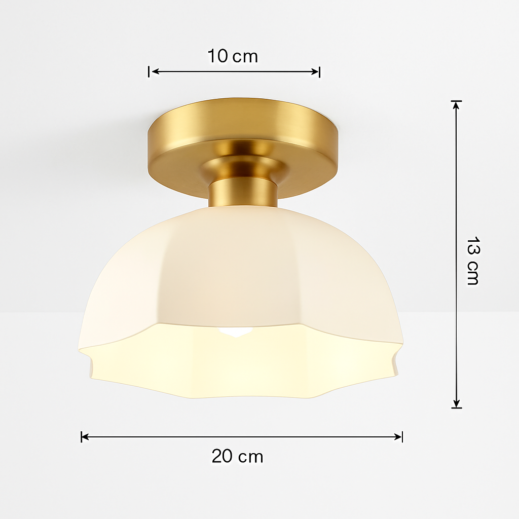 Céramique verre Led couloir plafonnier pour allée couloir vestiaire balcon nordique E27 acrylique lustre reste luminaires