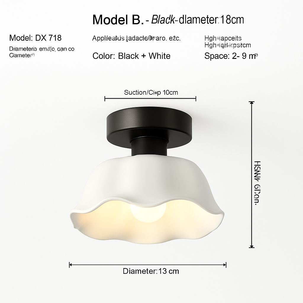 Céramique verre Led couloir plafonnier pour allée couloir vestiaire balcon nordique E27 acrylique lustre reste luminaires