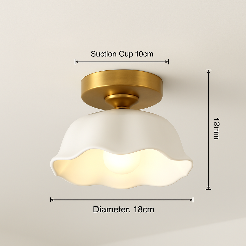Céramique verre Led couloir plafonnier pour allée couloir vestiaire balcon nordique E27 acrylique lustre reste luminaires